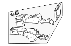 3R3Z19850AA - : Housing Assembly for Ford: Mustang Image
