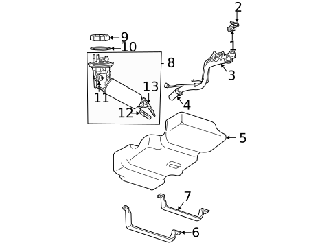 Hardware, Fasteners & Fittings for 2001 Dodge Grand Caravan #0