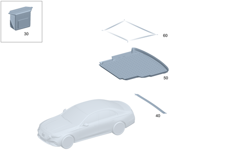 Load Compartment Trunk Equipment for 2026 Mercedes-Benz E350 #0