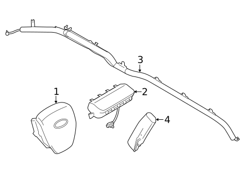Air Bag Components for 2023 Lincoln Navigator #0