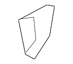 3D1805087B - Body: Upper Tie Bar Filler for Volkswagen Image