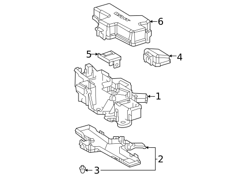 Fuse & Relay for 2023 Toyota Venza #2