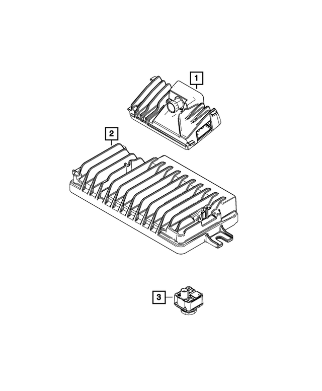 68616584AA - Electrical: Lane Departure Warning Module for Mopar Image