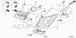 9391315210 - Electrical/Exhaust/Heater/Fuel: SCREW, TAPPING (5X12) (PO) for Acura Image