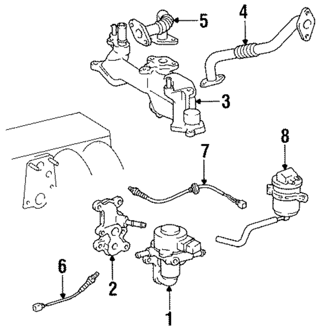 2560850010 - Emission System: Egr Cooler for Lexus Image