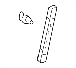 678650C010 - Body: Weatherstrip for Toyota Image image