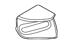 9928672615Q0 - Body: Seat Belt Guide for Porsche Image