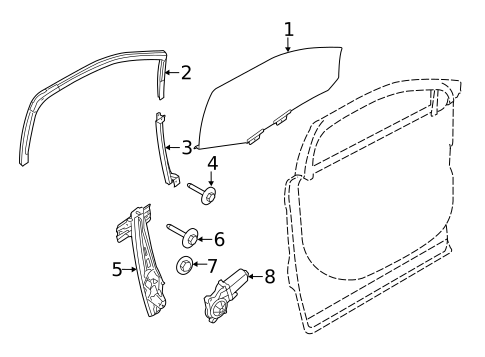 Rear Door for 2012 Ford Explorer #0