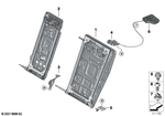 52207399244 - Seats: Bearing Center Right for BMW Image