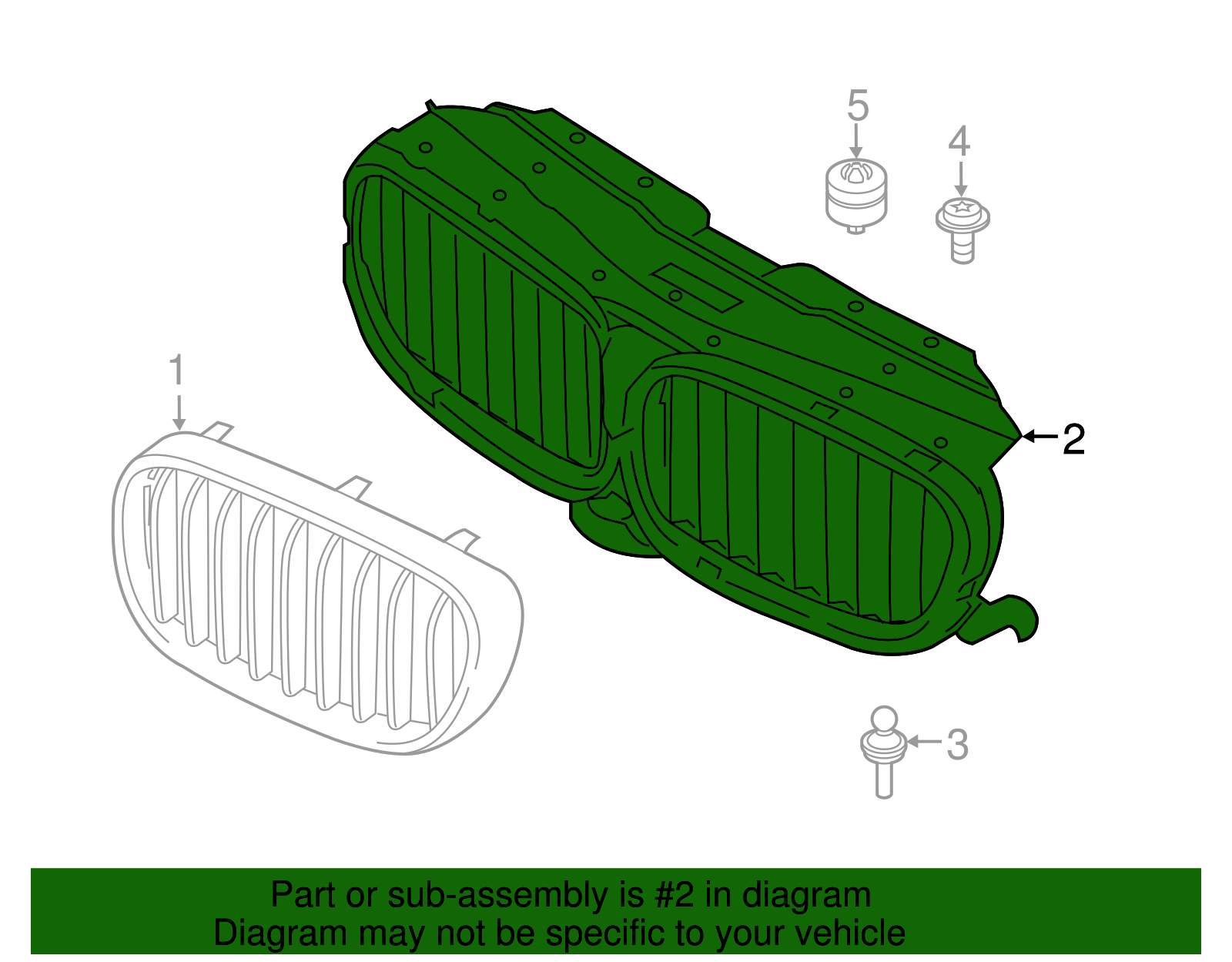 その他 RT-52437 51137497227 - Air Flaps - Upper - Basis - G01, G02 | Turner