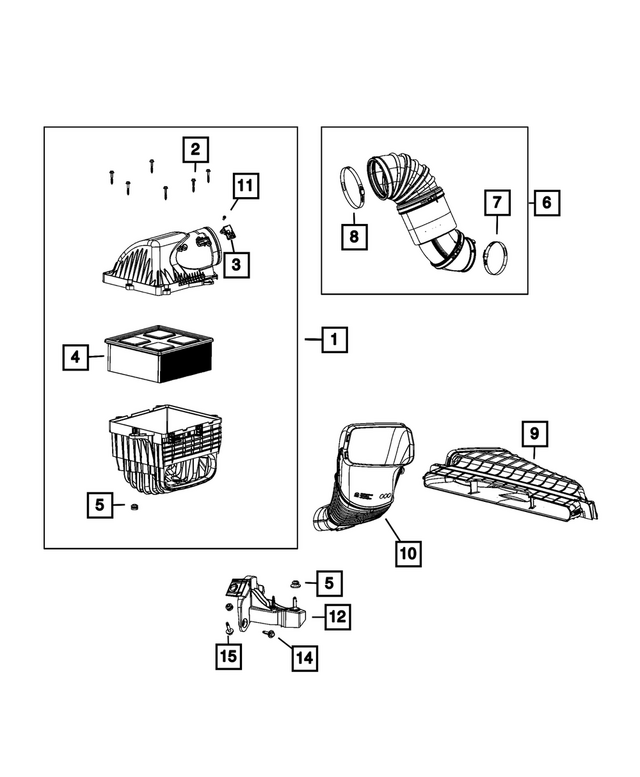 68579085AB - : Air Cleaner for Mopar Image