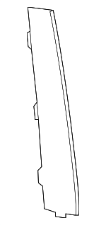 5K4837902A041 - Body: Frame Molding for Volkswagen: Golf, Golf R, GTI Image