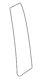 7410A867XA - Body: Black Out Tape for Mitsubishi: Outlander, Outlander PHEV Image