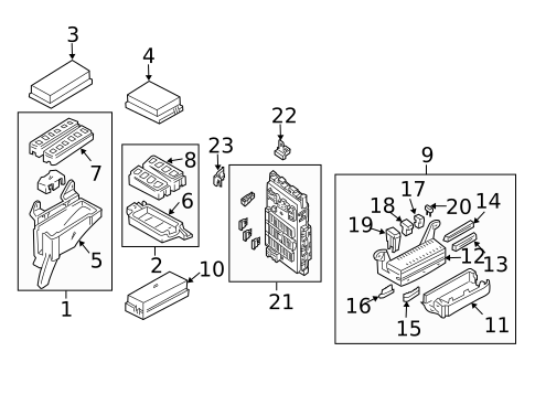 Electrical Components for 2004 INFINITI I35 #0