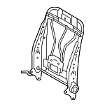7163035250 - Body: Seat Back Frame for Toyota: 4Runner Image