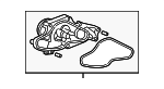 19200RDVJ01 - Cooling System: Water Pump Assembly for Honda: Accord, Accord Crosstour, Crosstour, Odyssey, Passport, Pilot, Ridgeline Image