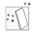 878B0P6130TC5 - Body: Body C-Pillar Molding for Hyundai Image