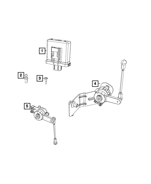 68294630AA - Electrical: Headlamp Leveling Module for Mopar Image