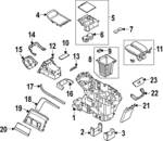 SL7Z4013562CA - : Cup Holder Mat for Lincoln: Navigator Image