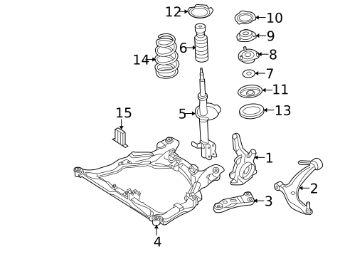 Suspension Components for 2005 Nissan Maxima #0