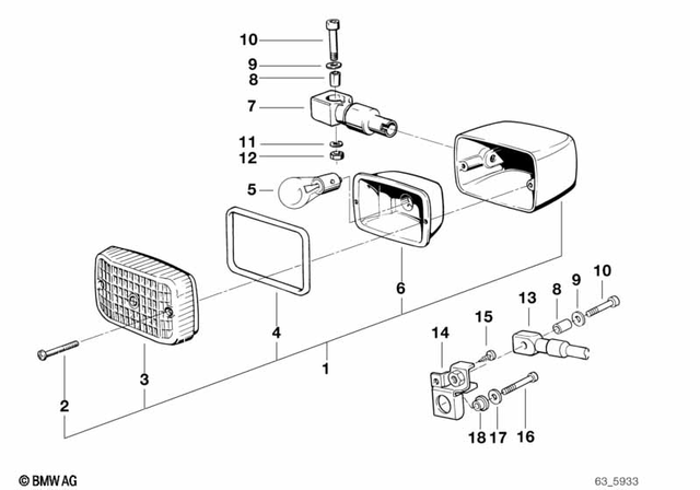 63231243442 - Lights: Turn Indicator for BMW-Motorrad Image