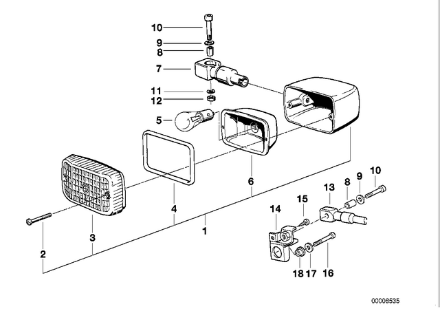 63232315374 - : Holder - Vorne for BMW-Motorrad Image