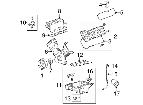 その他 LAND ROVER Buyers&Parts Guide 2008 Engine Parts for 2008 Land Rover Range Rover | OEM Parts Online