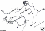 12518583653 - Engine Electrical System: Wiring Harness, Engine Glow Plug Module for BMW Image