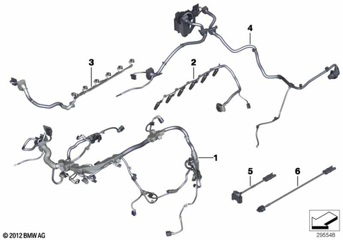 Engine Wiring Harness for 2017 BMW 535d #0