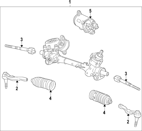 Steering Gear & Linkage for 2017 Chevrolet Malibu #1