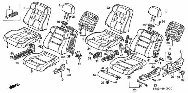 Front Seat for 2002 Honda Accord #0
