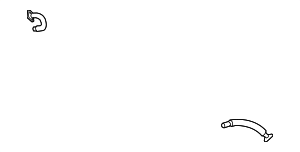 8S0827429A - Body: Liftgate Washer Hose for Audi Image