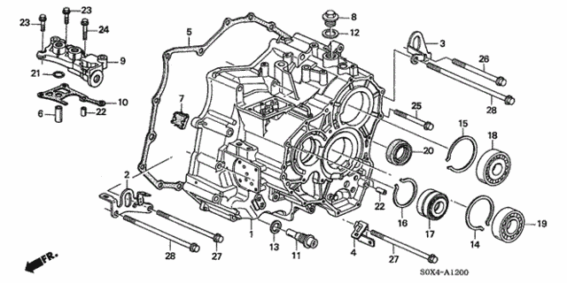 AT Transmission Housing (5AT) for 2003 Honda Odyssey #0