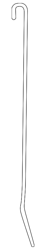 12779808 - Body: Operating Rod for Saab: 9-3, 9-3X Image