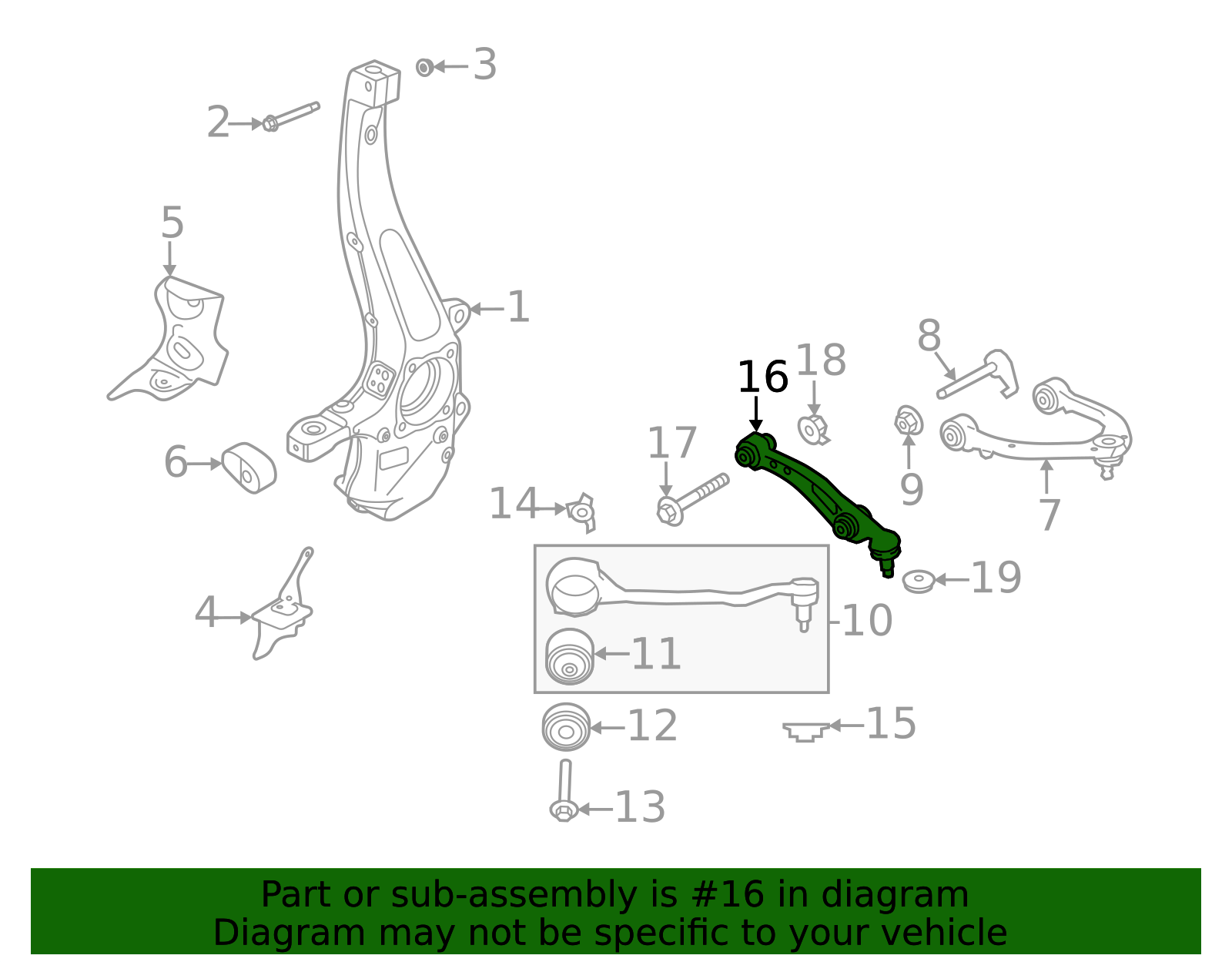Genuine OEM Rear Lower Control Arm Part# LR175797 Fits 2020-2024 Land ...