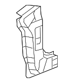 12823873 - Body: Hinge Pillar Reinforced for Saab: 9-5 Image