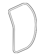 25962300 - Body: Surround Weather-strip for GMC: Acadia | Saturn: Outlook Image