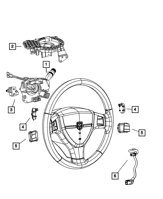 56045702AA - Electrical: Adjustable Pedals Switch for Mopar Image image