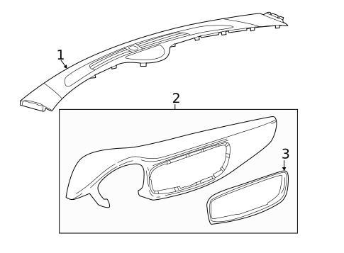 Instrument Panel Components for 2023 Buick Enclave #3