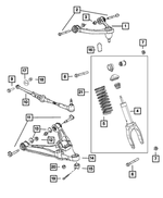 5181795AA - : Steering Drag Link for Mopar Image