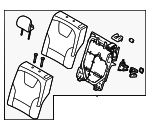 89300AO310A3Q - Body: Seat Back Assembly for Kia: Niro EV Image