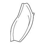 94515570 - : Light Ash Gray Passenger Side Instrument Panel Outer Trim Cover for Chevrolet: Bolt EV Image