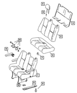 1HF681F7AA - Interior Trim: Headrest for Mopar Image