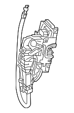 2327203701 - Body: Lock Assembly for Mercedes-Benz Image