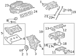 12648665 - Engine: Intake Manifold Gasket Set for GM Image