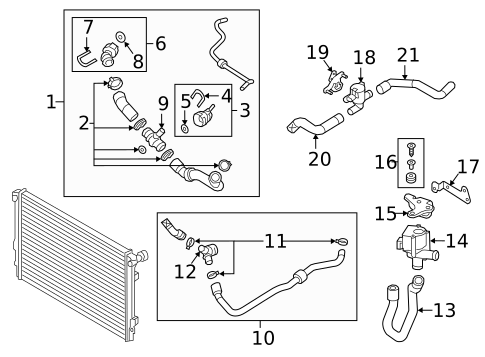 Hoses & Lines for 2019 Volkswagen Beetle #4
