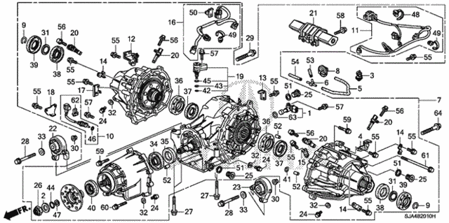 Rear Differential - Mount for 2007 Acura RL #0