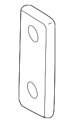 55359708AA - Body: Striker Plate for Ram: Dakota Image