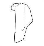 15914108 - Body: Outer Cover for Chevrolet: Silverado 1500, Silverado 2500 HD, Silverado 3500 HD | GMC: Sierra 1500, Sierra 2500 HD, Sierra 3500 HD Image