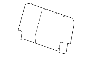 25863802 - : Part# 25863802 Ebony Rear Driver Side Seat Back Cushion Cover for Chevrolet: Silverado 1500, Silverado 2500 HD, Silverado 3500 HD | GMC: Sierra 1500, Sierra 2500 HD, Sierra 3500 HD Image